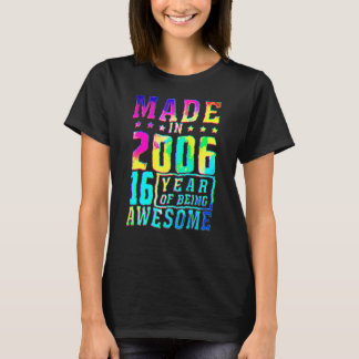 16-jähriges Mädchen zum 16. Geburtstag geboren 2 T-Shirt