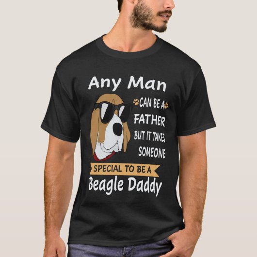 16 Jeder Mann - Beagle Daddy Beagle T-Shirt (Vorderseite)