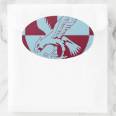 16 Luftangriffsbrigade Ovaler Aufkleber (Tasche)