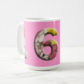 16 Meilensteine Floral Tasse Anpassbar (Vorderseite Links)