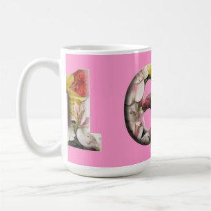 16 Meilensteine Floral Tasse Anpassbar