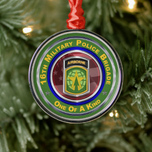 16. Militärische Polizeibrigade Keepake Ornament Aus Metall