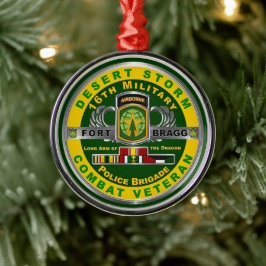 16. Militärpolizei Brigade Wüstensturm Veteran Ornament Aus Metall
