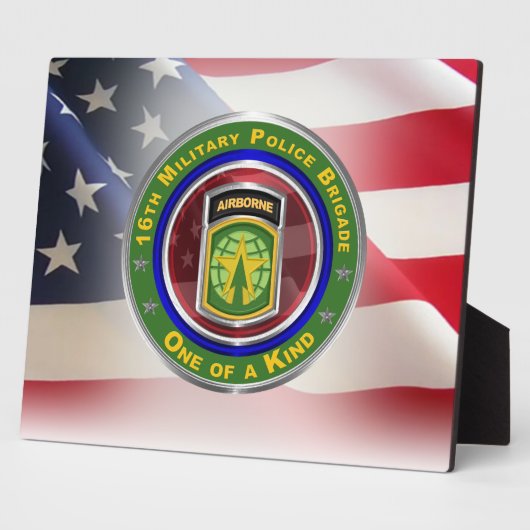 16. Militärpolizei (IM FLUGZEUG) Fotoplatte (Seite)