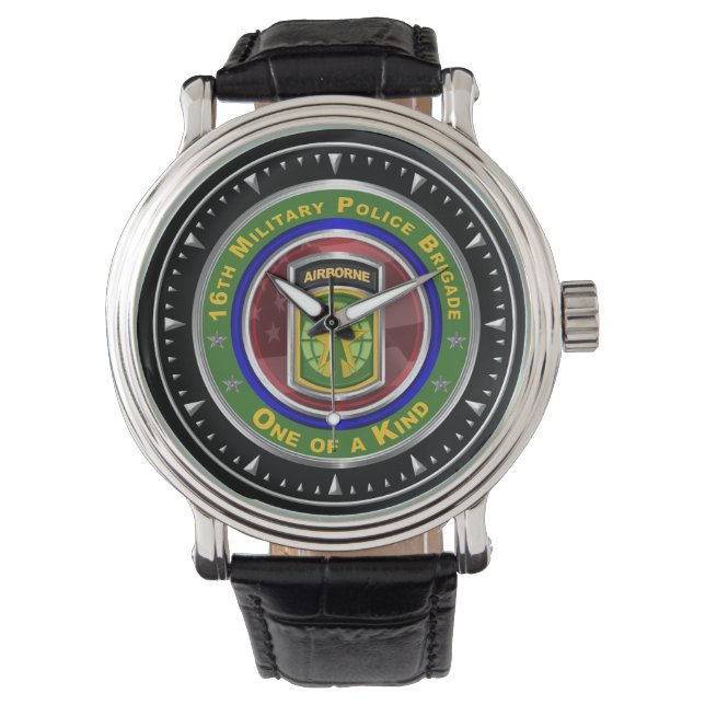 16. Militärpolizeibrigade Armbanduhr (Vorderseite)