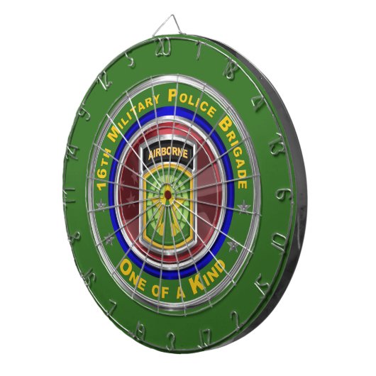 16. Militärpolizeibrigade Dartscheibe (Vorderseite rechts)