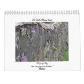 16-monatiger Kalender Schottlands (Rückseite)