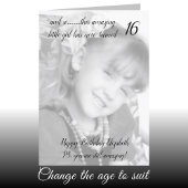 16. noch phantastisches graues und schwarzes Foto Karte