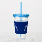 16 oz Cup mit Lid Acryltrinkbecher (Rechts)