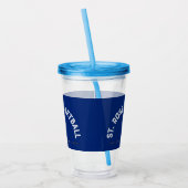 16 oz Cup mit Lid Acryltrinkbecher (Links)