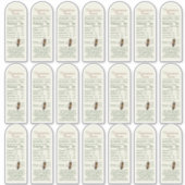 16 oz Muth Honey Jar und Bienenernährungssiegel Aufkleber (Vorderseite)