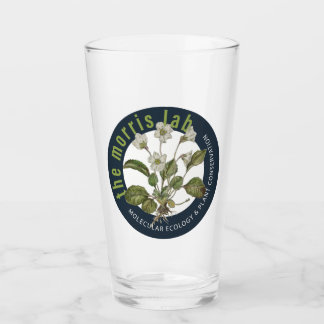 16 oz Pint Glas mit Morris Labrador Logo