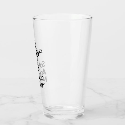 16 oz. Pint Glas SAM Logo (Links)