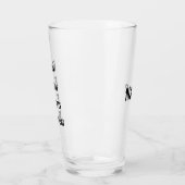 16 oz (Unze) Pint Bierglas - "B-E-E-R" Glas (Links)