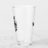 16 oz (Unze) Pint Bierglas - "Beer Answer" Glas (Links)