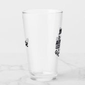 16 oz (Unze) Pint Bierglas - "Beer Answer" Glas (Rechts)
