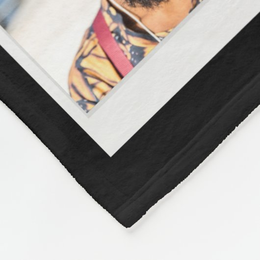16 Personalisiertes Fotolack Fleece Blanket (Ecke)