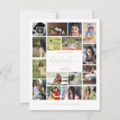 16 Photos Collage Timeline Life Graduation (Vorderseite)