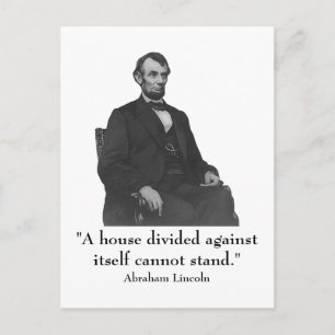 16. Präsident Abraham Lincoln Postkarte