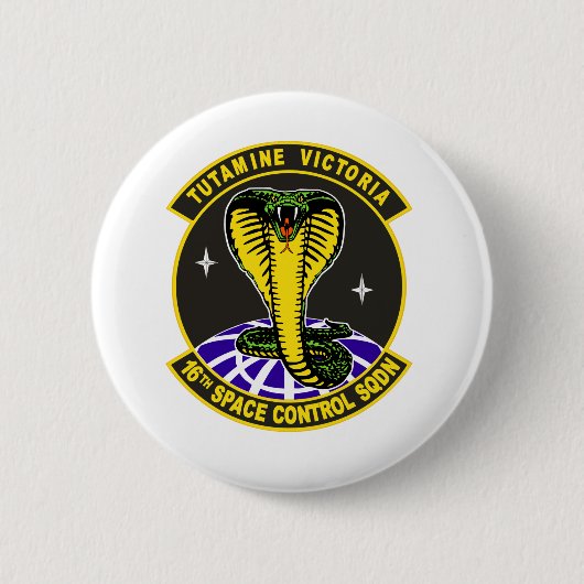 16. Raum-Kontrollen-Geschwader Button (Vorderseite)