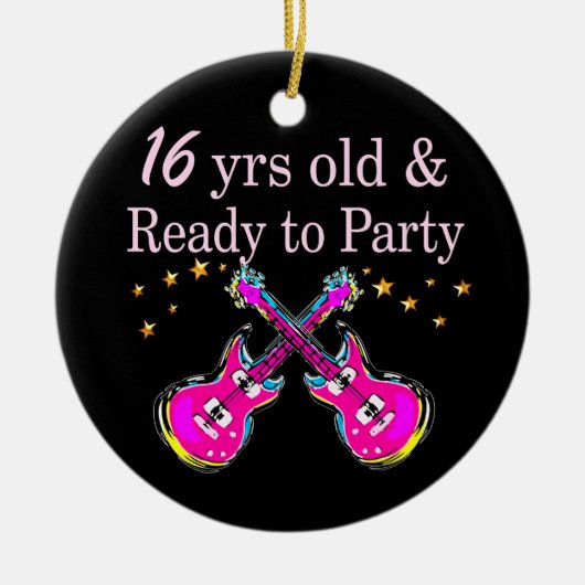 16. ROCK STAR KERAMIK ORNAMENT (Vorne)