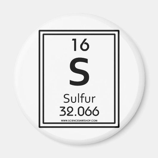 16 Schwefel Magnet (Vorne)