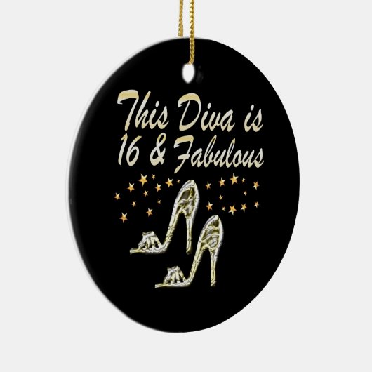 16. SILBER SHOE QUEEN KERAMIK ORNAMENT (Rechts)