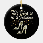 16. SILBER SHOE QUEEN KERAMIK ORNAMENT (Hinten)