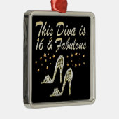 16. SILBER SHOE QUEEN ORNAMENT AUS METALL (Rechts)