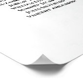 16 Tabelle Hochzeitskarte Eukalyptus Lavendel Poster (Ecke)