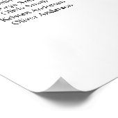 16 Tische Elegant Finden Sie Ihren Platz Sitzplan Poster (Ecke)