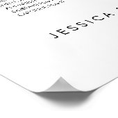 16 Tische für moderne Sitze Poster (Ecke)