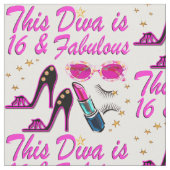 16 UND FABULOUS DIVA STOFF (Nahaufnahme)