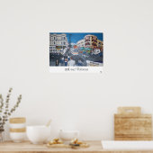 16. und Valencia - klein Poster (Küche)