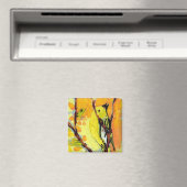 16 Vögel, Nr. 1 - Square Magnet (In Situ (Geschirrspüler))