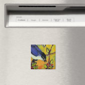 16 Vögel, Nr. 9 - Square Magnet (In Situ (Geschirrspüler))