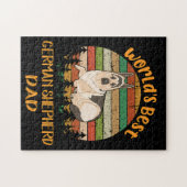16 Weltbestdeutscher Schäferhund-Vater Puzzle (Horizontal)