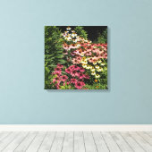 16"x16" Sonnenhüte Leinwanddruck (Insitu (Holzboden))