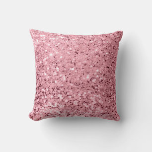 16"x16" Throw Kissen Rose Gold Glitzer