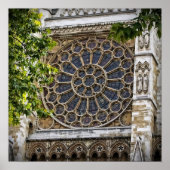 16"x16", Westminster Abbey - Fenster aus festem Gl Poster (Vorne)