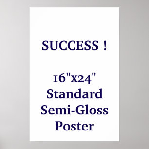16"x24" Standard-Halbglanzposter Poster