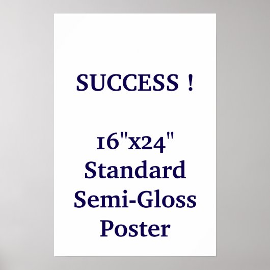 16"x24" Standard-Halbglanzposter Poster (Vorne)