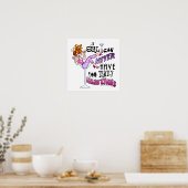 16" X 16" POSTER - ZU VIELE MARTINIS (Küche)