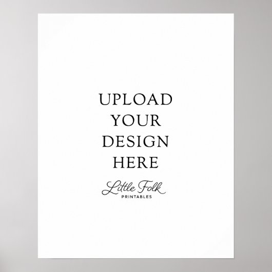 16 x 20" Poster (Vorne)