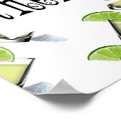 16" x 20" POSTER, TEQUILA IST BILLIGER ALS THERAPI Poster (Ecke)