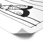 16"x 20" sibirische Fliegenquirrels-Färbung Poster (Ecke)