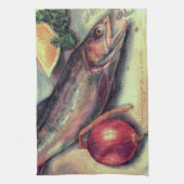16" x 24" Fisch-Geschirrtuch Küchentuch (Vertikal)