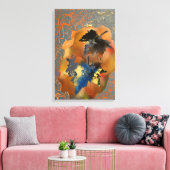 16" x 24" Foglie morte Leinwanddruck (Insitu (Wohnzimmer))