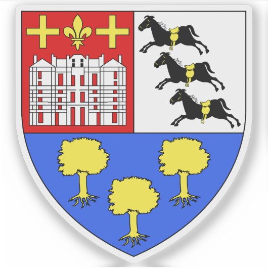 16. (XVI) Arrondissement Paris - Passy Aufkleber (Vorderseite)