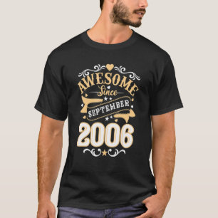 16 Yr Alt September 2006 16. Geburtstag T-Shirt